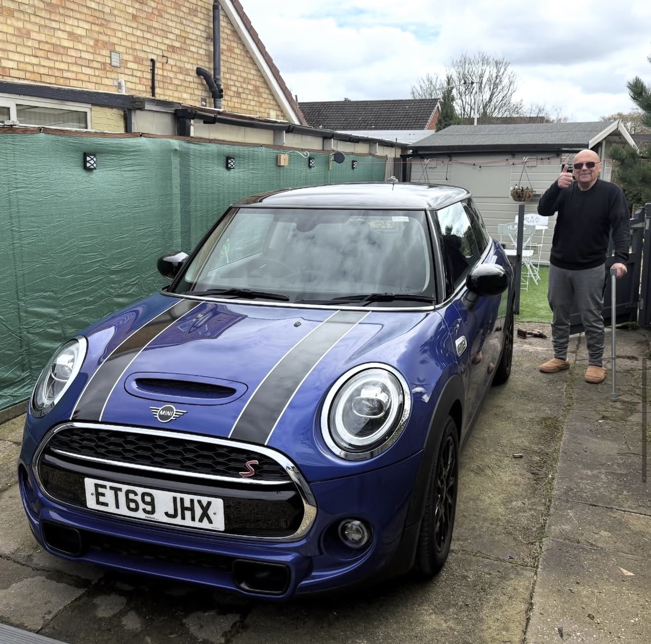 Happy seller — Audi A1 at branch